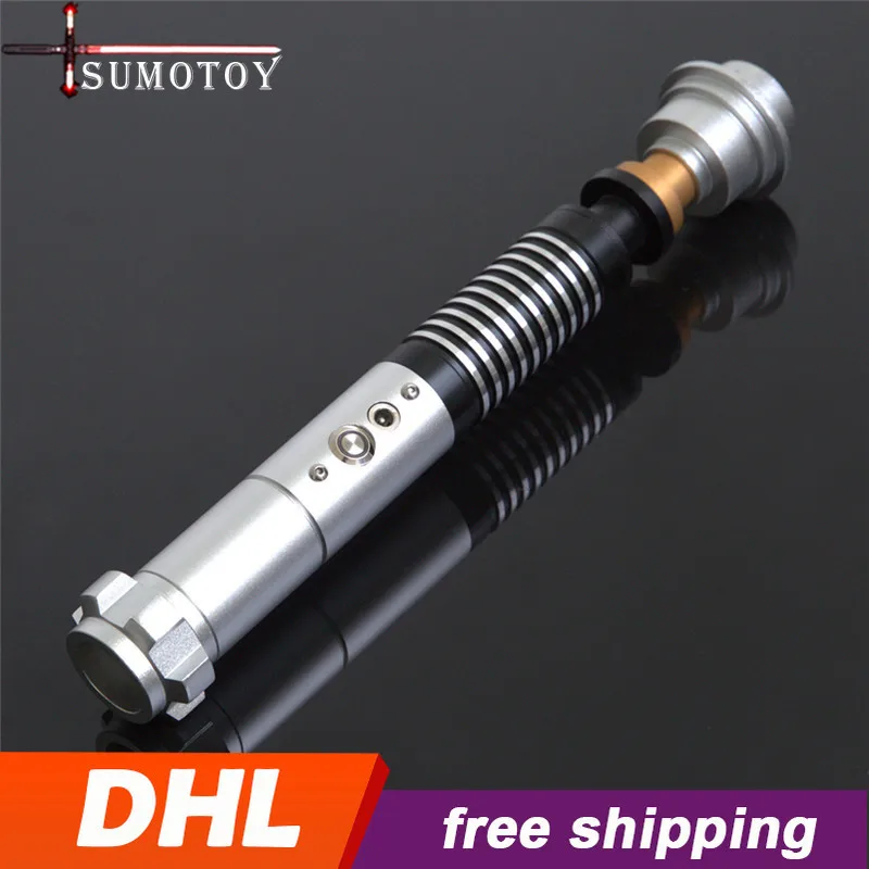 

SUMOTOY Luke Lightsaber RGB Jedi Sith Black Series Cosplay Light Saber Metal Handle Sword Luminous Lightstick Adult Kids Toys