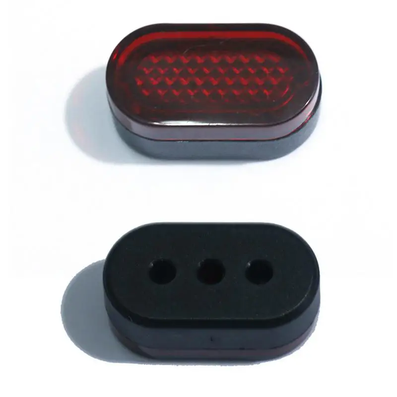 Electric Scooter Rear Fender Lampshade Scooter Red Plastic Brake Rear Lights Lampshade