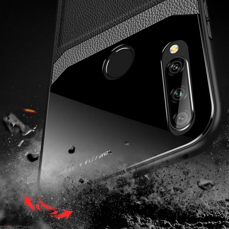 Для huawei Honor 9X Global чехол, кожаный стеклянный чехол, чехол для huawei Honor 9X Premium Honer 9 X X9 9xpro чехол s Coque 6,59 дюймов