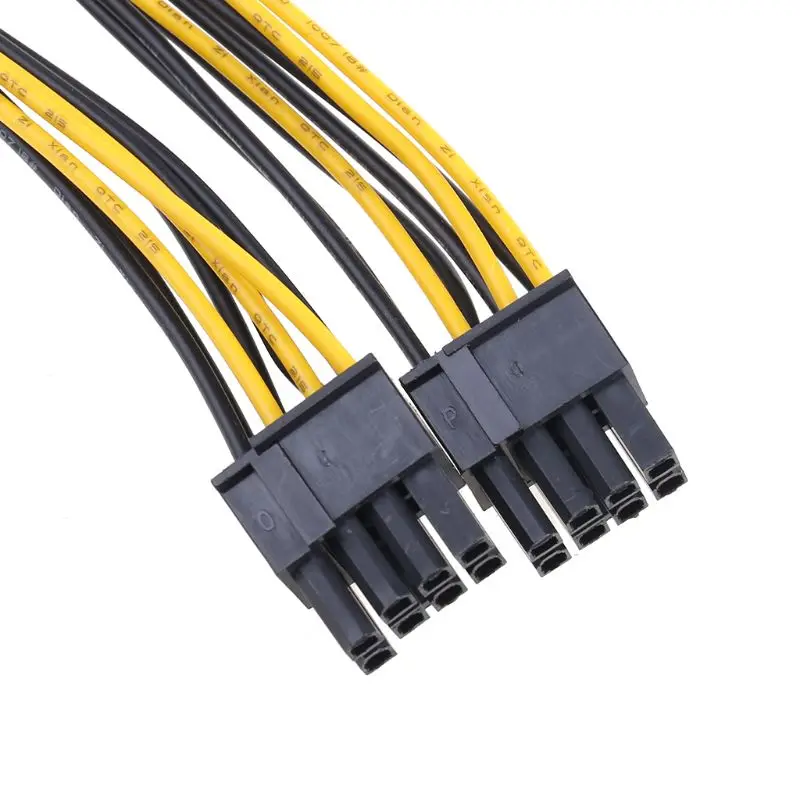 8 контактный разветвитель ЦП PCI E (6P + 2P) Кабель питания 25 см|Кабели передачи данных|