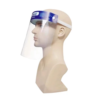 

2PCS Transparent Adjustable Recyclable Anti-fog Protective Face Shields Professional Faceshield Protects Face