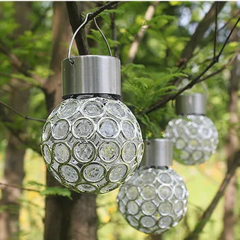 

Innovative Solar Ball Hanging LED Lamp Outdoor Color Changing Walkway Landscape Light Garden Decorative Night Lights Chandelier