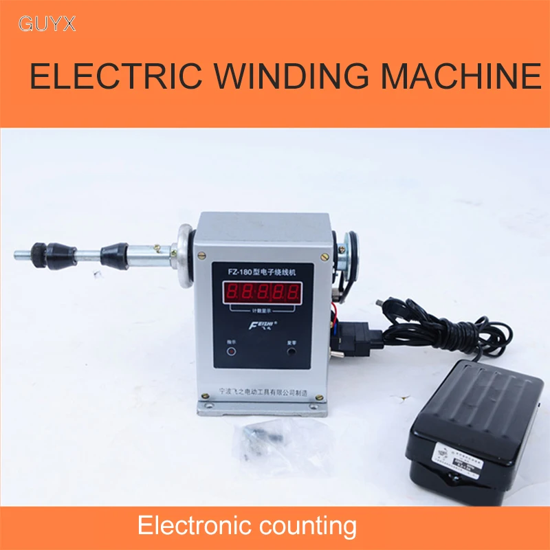 

Electric counting winding machine adjustable type semi automatic winding Tool Industrial high-speed Winder 0-9999 Count Range