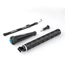 Высокое качество 90 см светильник из углеродного волокна палка для селфи Алюминиевый сплав штатив для GoPro Hero 8