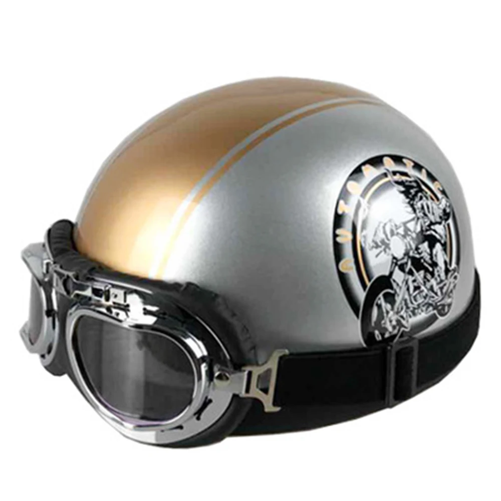 Half Face Motorcycle Helmet For Men And Women Capacete Moto Vintage Riding Racing Motorbike Helmet Casco Para Moto Cascos