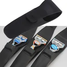 Парикмахерская бритва, силиконовая портативная бритва, защитный чехол, машинка для стрижки бороды, сумка для хранения бритвы, бритвенное лезвие