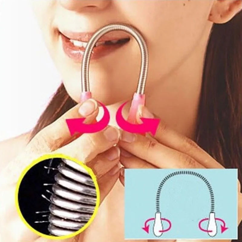 Women Facial Hair Cleaner Removal Threading Sticky Daily Face Clean Tools Makeup Cleaning | Дом и сад