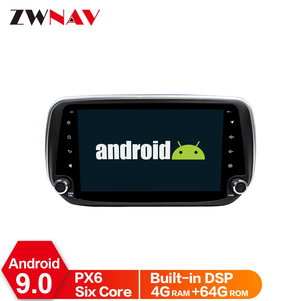 Android 9 DSP автомобильный без DVD плеер gps навигация для hyundai IX45/Sante Fe+ головное устройство мультимедийный плеер радио магнитофон