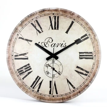 

Antique Design Wall Clock Silent Clocks for Kitchen Wall Large Fashion Decorative Watch Home Cafe Office Wall Decor B65