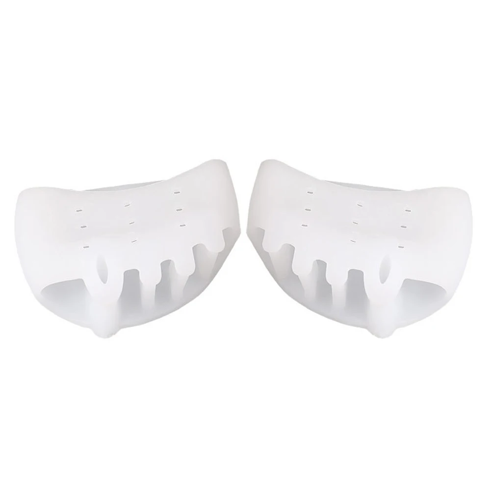 1 Pair Valgus Corrector Flexible Protective Five Holes Honeycomb Finger Soft Toe Separator Pain Relief Splint Spacers Foot Care