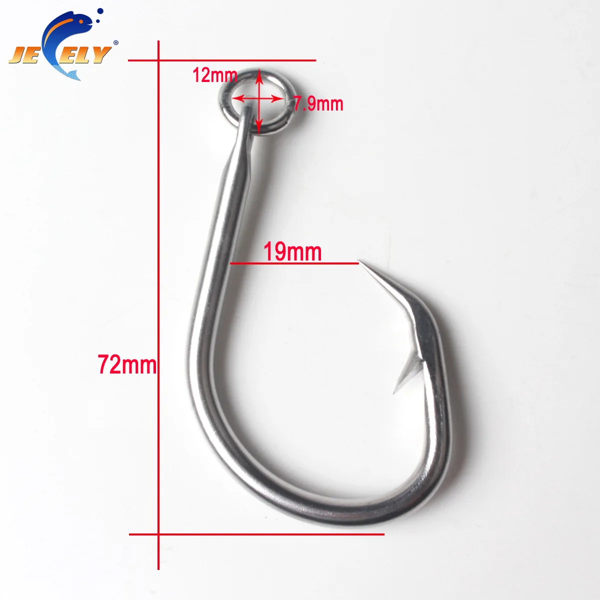 

Jie Li Underwater Speargun Shooting Fish Fishing 316 Stainless Steel 103 # Pill-Shaped Tuna Only Hook