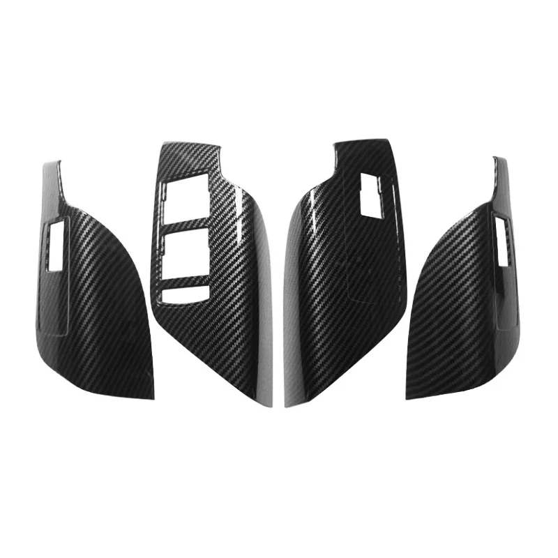 Carbon Texture Car Styling Window Lifter Control Switch Panel Cover Trim For Buick Regal 2009 2010 - 2016 For Opel Insignia MK1