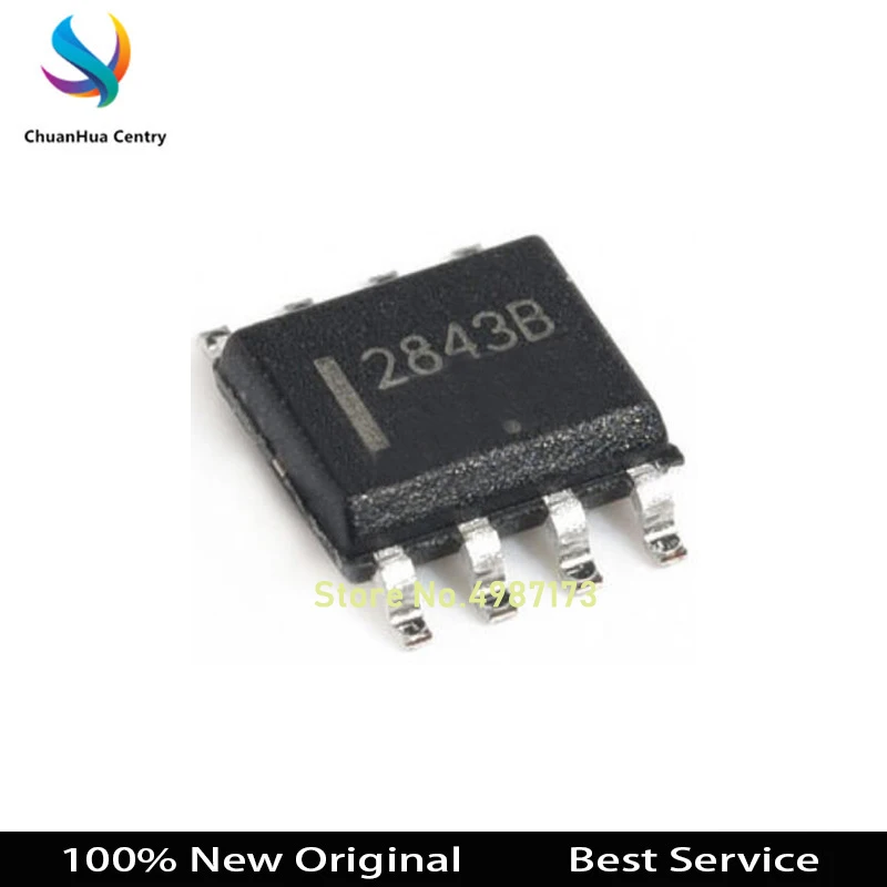 5 шт./лот UC2843BD1R2G UC2843B 2843B SOP8 100% Новый оригинал в наличии Большая скидка на большее