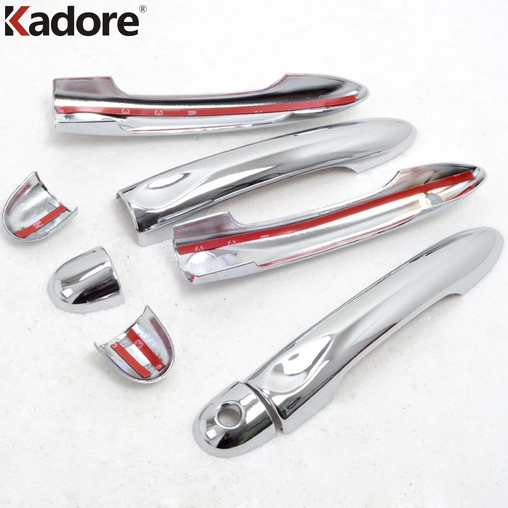 Для Renault Captur 2013 2014 2015 2016 ABS Chrome протектор дверной ручки крышка отделка внешние