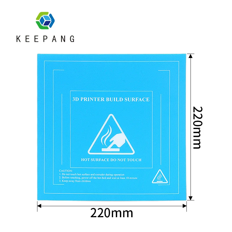 2 шт. KeePang модернизированная грубая песочно-синяя наклейка для 3D-принтера поверхность с подогревом 3d печать наклейка для платформы
