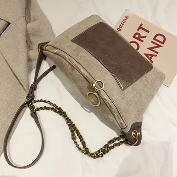 

Women Bag New Fashion Scrub Women Semicircle Saddle Bag Messenger Bag High Quality Retro Shoulder Bag Simple Crossbody Bag Tote