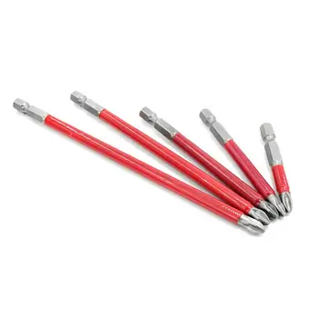 

6pcs Screwdriver Bits 1/4'' hex shank Carbon steel 25/50/70/90/127/150mm