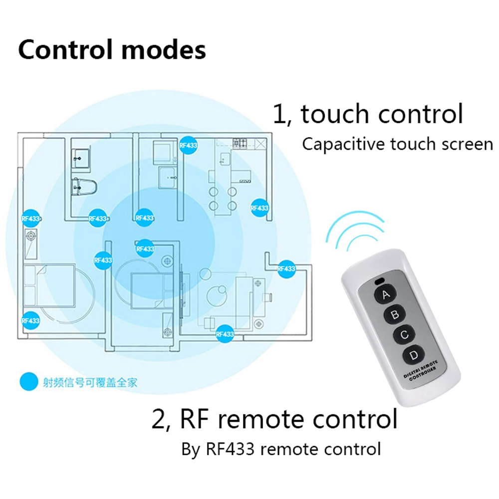 RF433 remote controller (2)