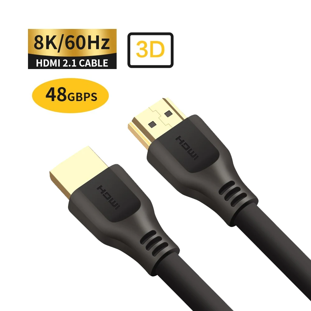 

HDMI 8k cable HDMI 2.1 8K@60Hz 4K@120Hz for Xbox apple tv box ps5 laptop computer Xiaomi fiber HDMI cable 4k