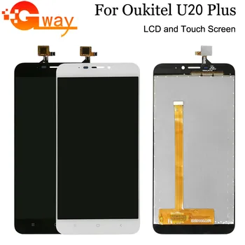 

FSTGWAY For Oukitel U20 Plus LCD Display+Touch Screen Digitizer Assembly Phone Replacement + Free Tools+Adhesive