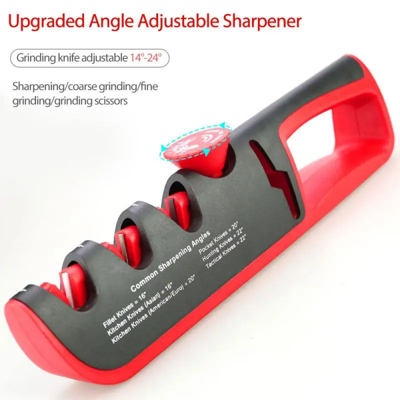 Knife Sharpener 3 Stages Tungsten Steel Whetstone Carborundum Kitchen Knives Sharpening Grindstone Grinder Stone Tools | Дом и сад