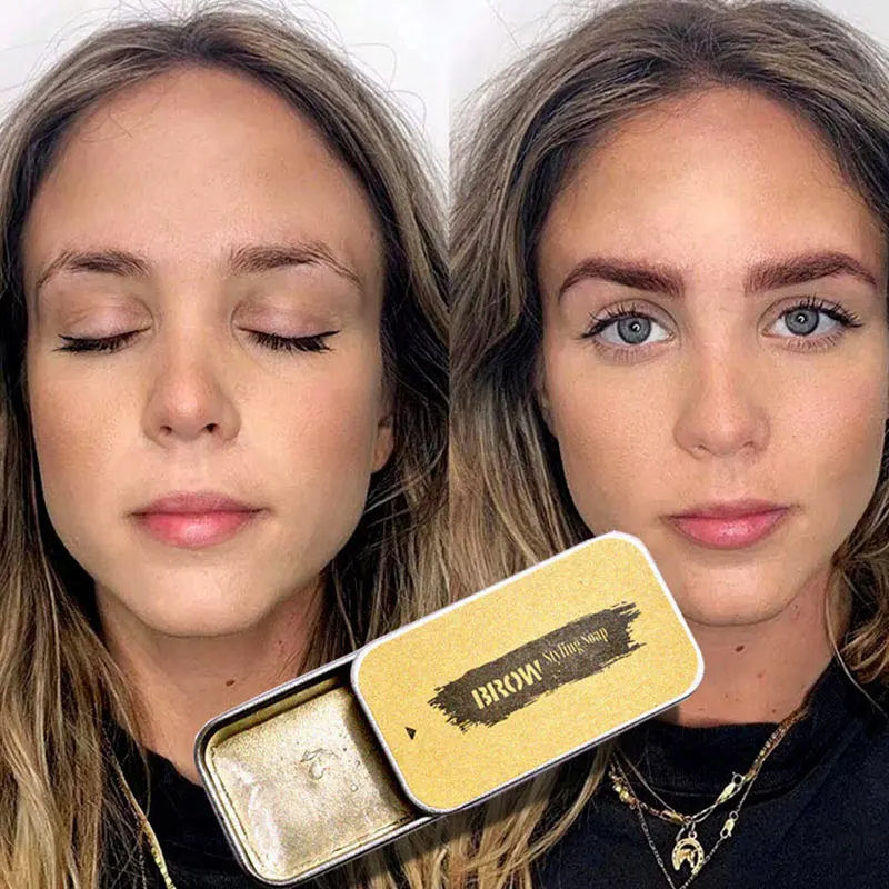 Волшебный гель для настройки бровей 3D Feathery Brow Styling Soap водонепроницаемый макияж стойкий для бровей оттенок кремовая Помада Make Up
