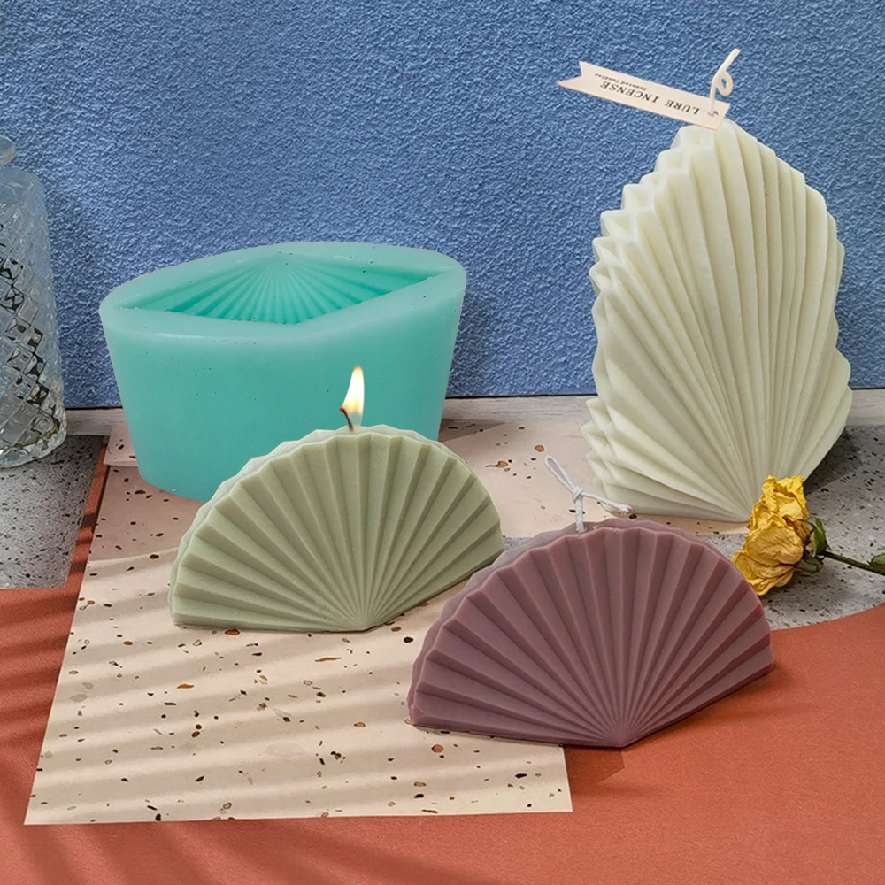 

3D Aeashell Conch Coquille Candle Mold Form For Silicone Mold Soap Plaster Mould DIY Household Decoration Craft Tools