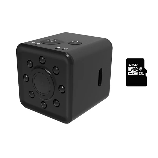 Black add 32G SQ13 Full HD 1080P WiFi мини камера Спорт DV ночного видения Видеокамера микро камера DVR с водонепроницаемым чехлом - Цвет: Black add 32G