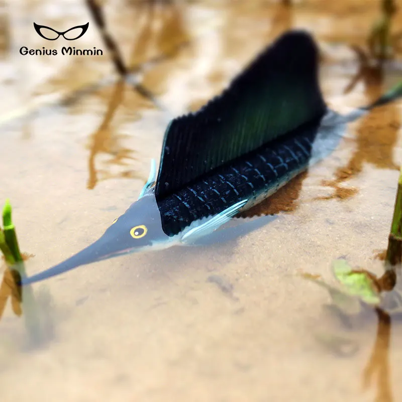 

Simulation Marine Animal Model PVC Marine Sailfish Tuna Swordfish Swordfish Dinosaur World Animal Model Children Christmas Gift