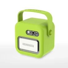 ES-F693 3 в 1 с Bluetooth динамик/FM радио/MP3 плеер ЖК-экран перезаряжаемый аккумулятор дистанционное управление портативный Настольный плеер