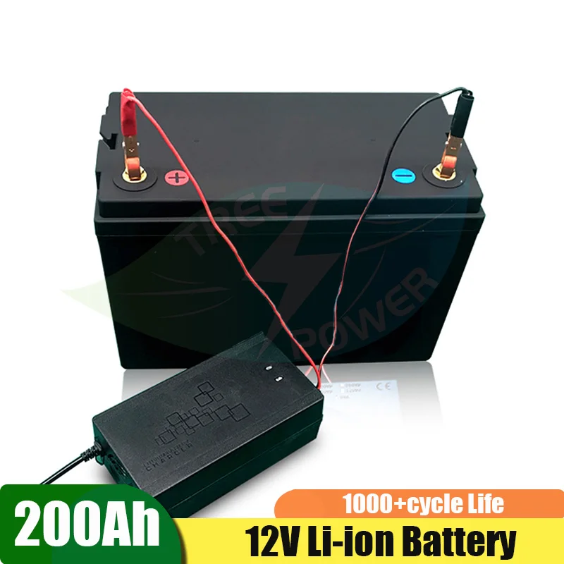 Batteria agli ioni di litio 12V 100Ah/150Ah/200Ah di grande capacità