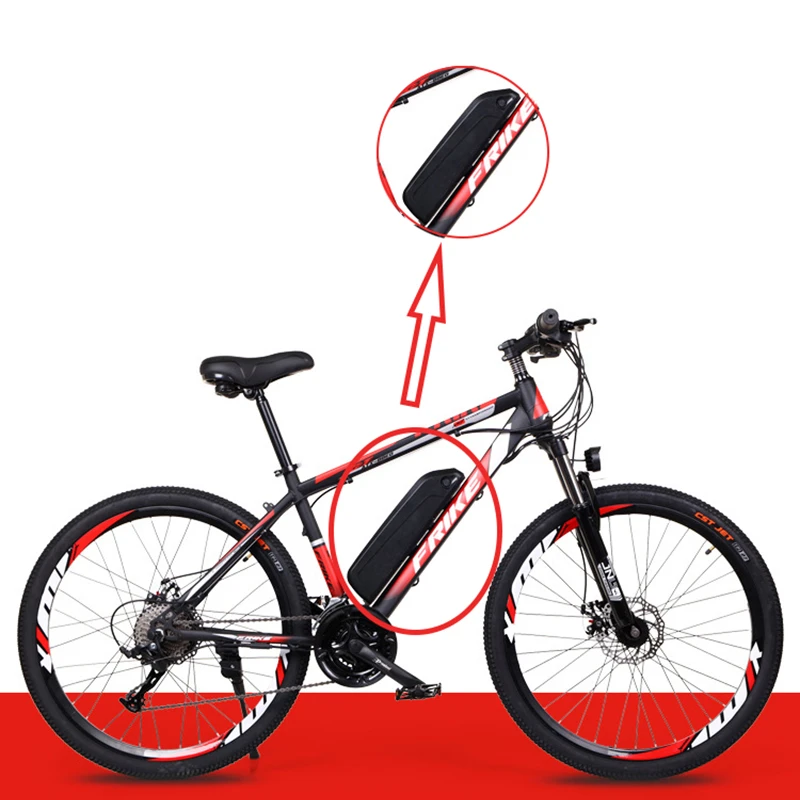 FRIKE 88EO E Bike Ersatzteile Elektrische Fahrrad Zubehör 36V 10AH  Abnehmbare Design Lithium Batterie|Elektrofahrrad Akku| - AliExpress
