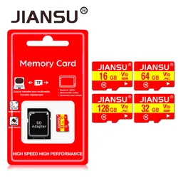 Carte mémoire haute vitesse Mini SD, avec adaptateur gratuit, de classe 10, 64 go 128 go 32 go 16 go 256 go 