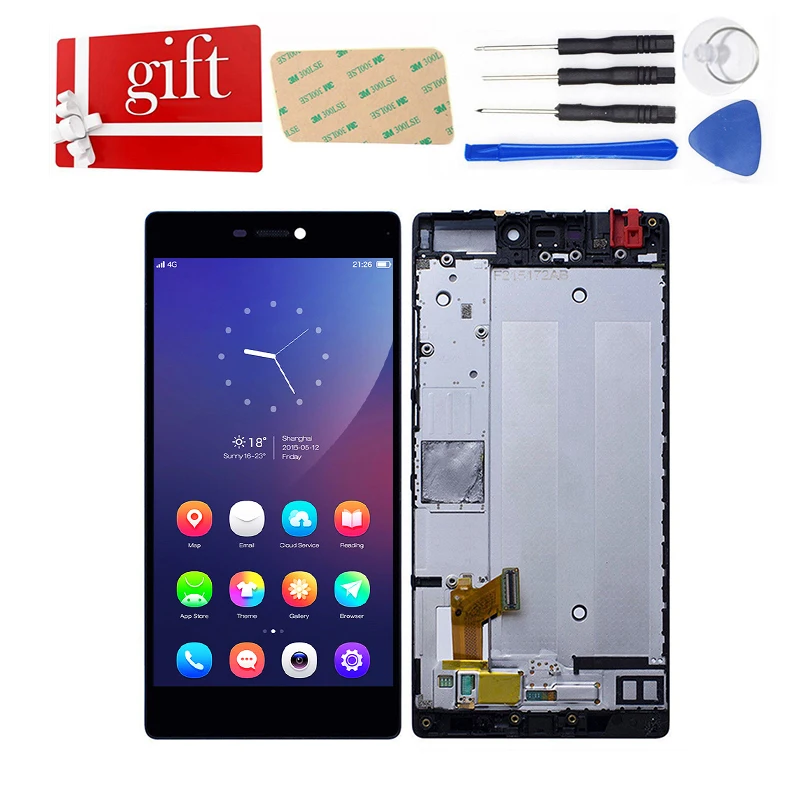 Pаспродажа ЖК дисплей для huawei P8 font b lcd b font Touch GRA_L09 GRA_UL00 GRA L09 GRA UL00 ЖК дисплей сенсорный экран для huawei P8 ЖК сборка Рамка