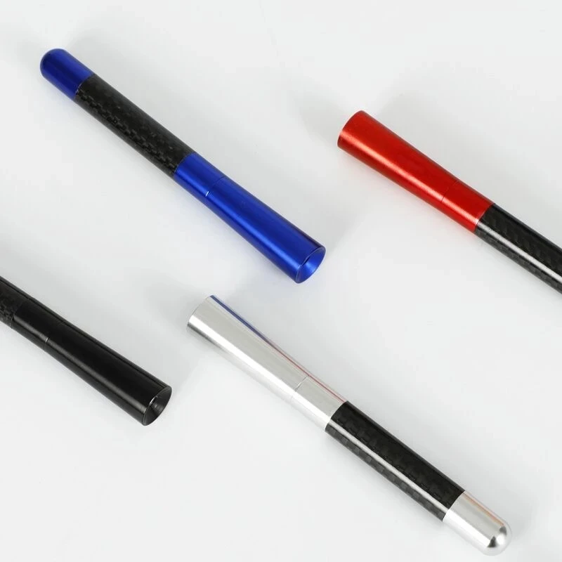 12cm Short Stubby Mast Carbon Fiber Radio Antenna Aerial Nissan Almera G15 N16 Accessories Car Styling