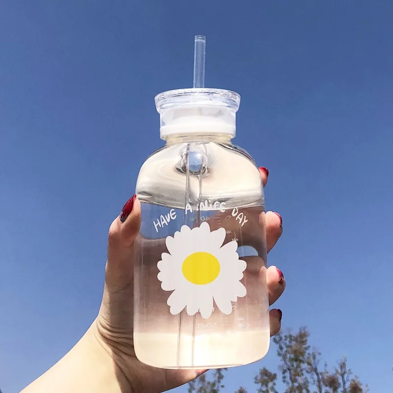 Cute Flowers Small Water Bottle – Kawaiies