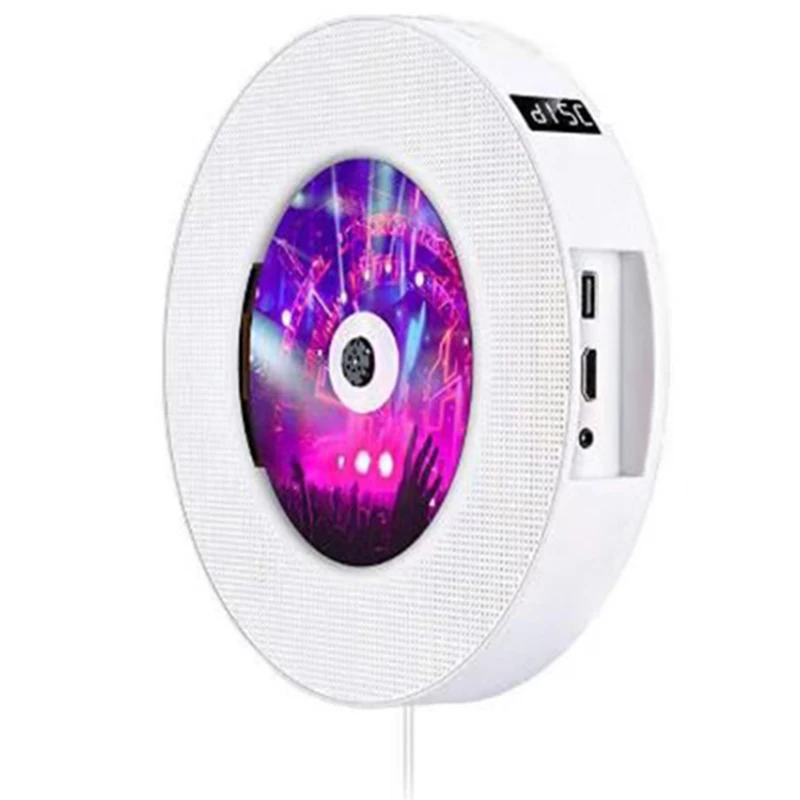 Портативный настенный Bluetooth dvd-плеер USB светодиодный дисплей HiFi динамик аудио с