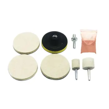 

8pcs Car Windscreen Polishing Kit Practical Auto Car Windows Scratch Remover Glass Polishing Kit Scratch Repair Tool