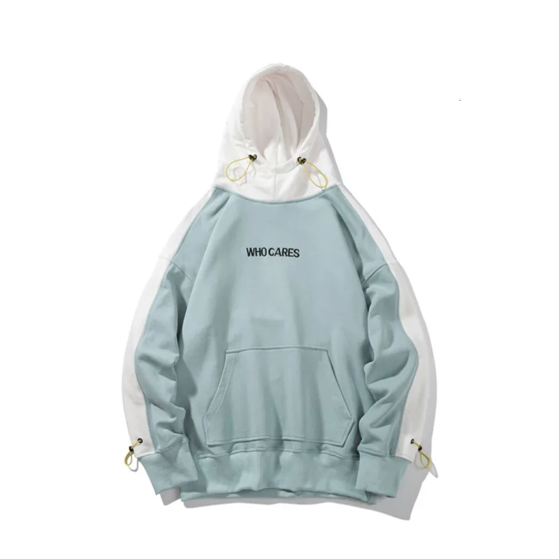 

2019 Autumn And Winter Men's New Casual Hit Color Letter Printing Hooded Loose Temperament Trend Cotton Hoodies Harajuku