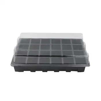 

24-holes Seedling Tray 3PCS Set Seed Sprouter Tray Soil-Free Wheatgrass Grower Seedling Tray Vegetable Seedling Tray