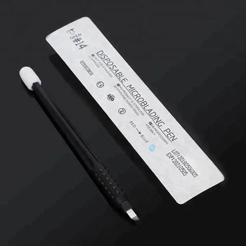 

Microblading Disposable Tebori Manual 14/15/18 Pin U shape Laminas Agulhas 0.25/0.18/0.16mm needles Eyebrow Tattoo Pen Makeup