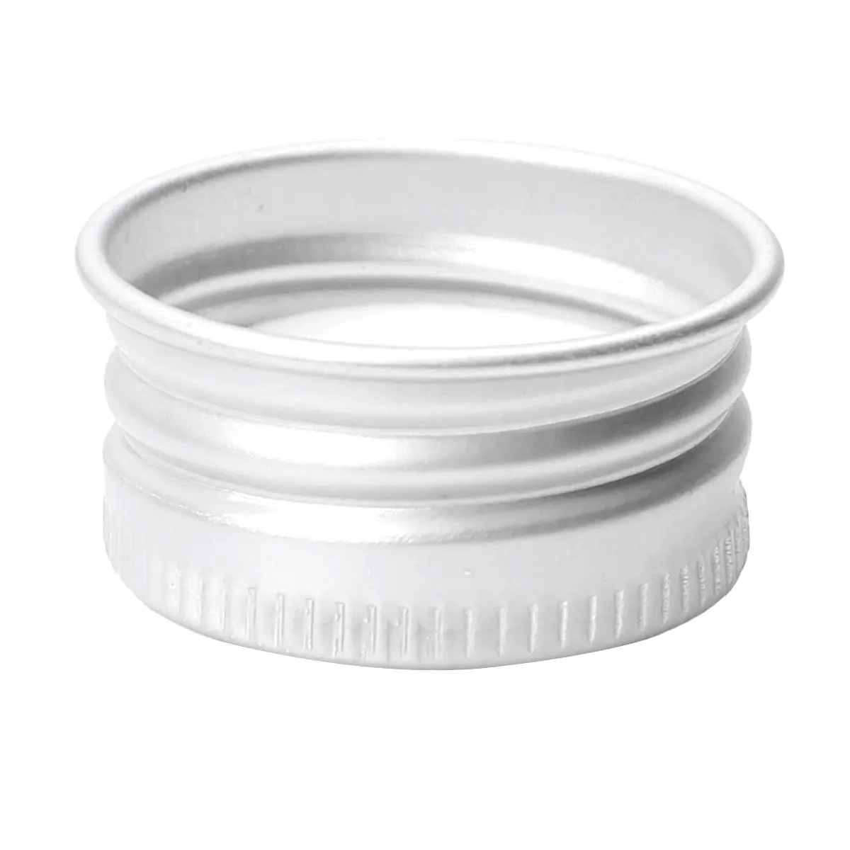 50Pcs Screw Lids 24R/28R Small Premium Aluminium Threaded Caps Lids Replacements for Mason Jar Borosilicate Glass Bottles Lids 6