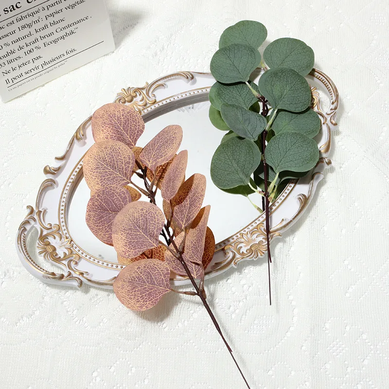 25~80cm Simulation Leaf Fake Plant Leaves for Adornment Photography Background Accessories Studio Photo Shooting Backdrops Props