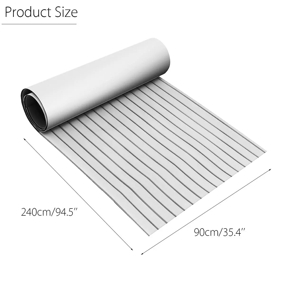 90x240 см 6 мм светильник серый с черным EVA пена тик настил лист самоклеющиеся лодка пол лист яхты синтетический тик аксессуар