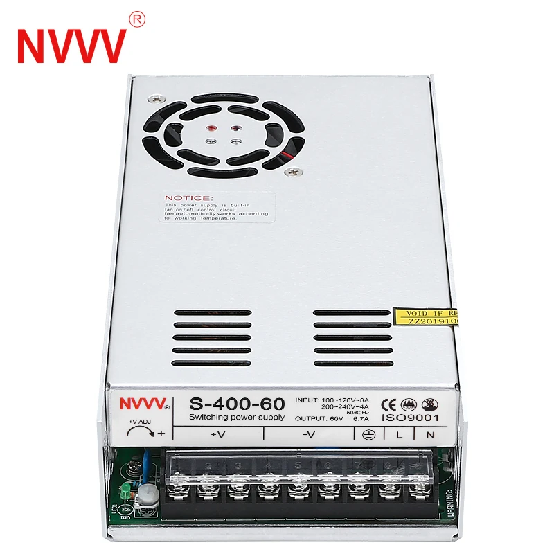 NVVV импульсный источник питания 15 Вт 400 AC 110/220 В DC 5 в 12 24 36 48 60 преобразователь