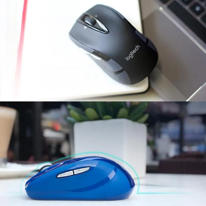 Koop Logitech M545 M546 2.4GHz Wireless Laser Mouse Ergonomische Optische Gaming 1000 DPIMice voor Laptop Desktop PC