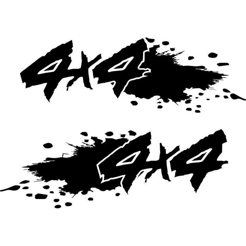 

Car Patch Pickup Truck 4X4 Suv Personalized Creative Sticker PVC Waterproof and Sun Block Sticker 15.3cm*10.6cm