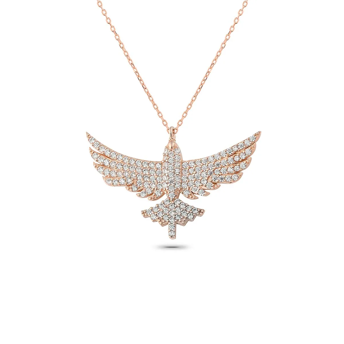 

Женская подвеска Phoenix Phenix 925 пробы, ювелирные изделия с серебряным низом и покрытием из розового золота
