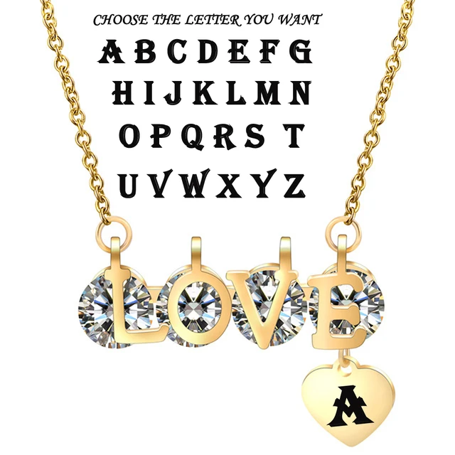 love gold letter-1
