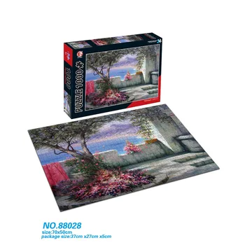 

1000Pcs 70 X 50cm Paper Jigsaw Puzzle Decompression Educational Toys For Adults Kids Game Gifts - Flower And Tree In Dream